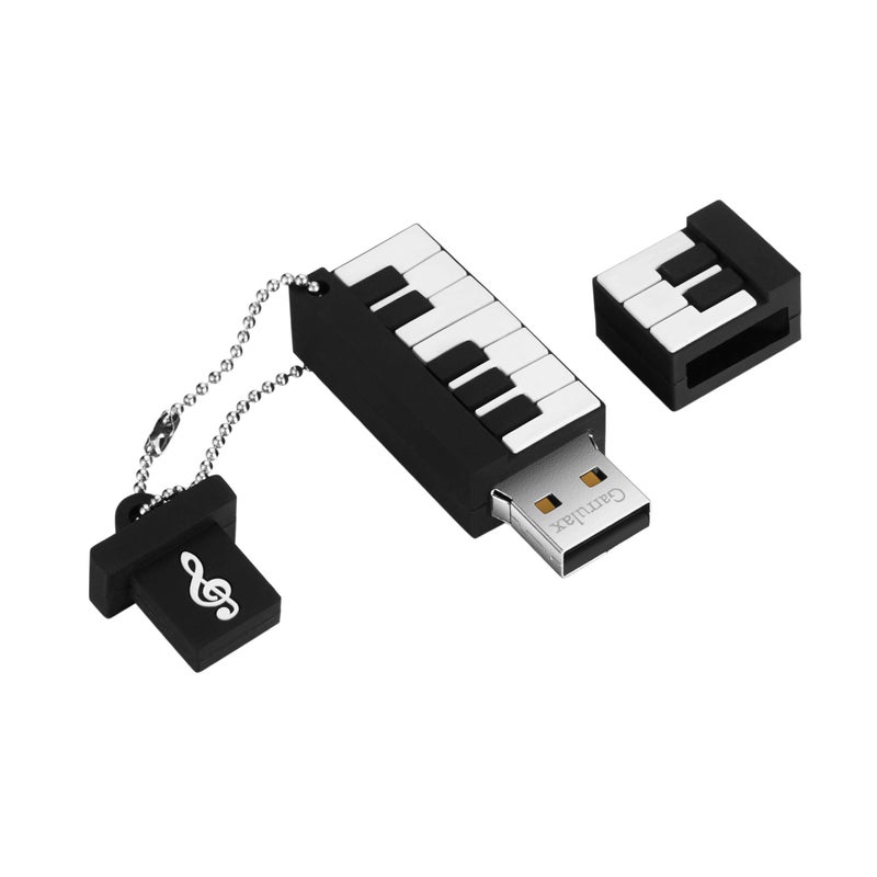 GARRULAX USB Flash Drive, 8GB / 16GB / 32GB USB2.0 Cute Shape USB Memory Stick Date Storage Pendrive Thumb Drives (16GB, Piano) - Image 1